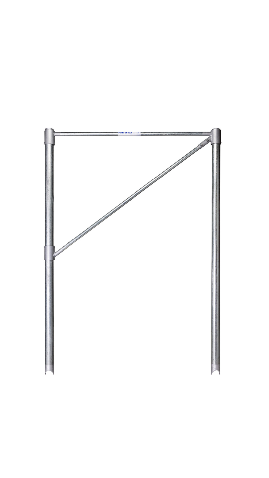 FenceStay strainer assembly - H-frame on white background